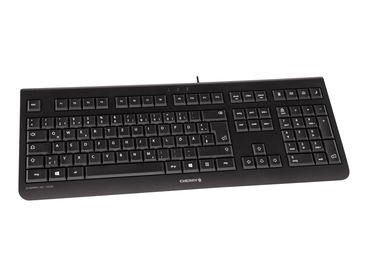 Cherry -USB- Tastatur und Maus in schwarz